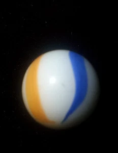 Peltier Glass Marble Beachball Design .61" - Picture 1 of 5