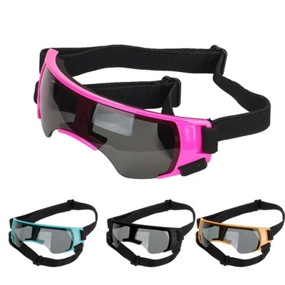 Gafas de sol para perros gafas para mascotas para perros pequeños a prueba de viento gafas anti-UV protección ocular Foto 1 de 4