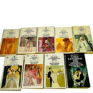 Grace Livingston Hill Classic Romance Book Lot of 9 Paperback Bantam 1960s-70s - Picture 1 of 7