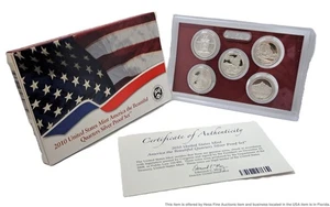 2010 S San Francisco America the Beautiful Proof Quarter Set Box COA - Picture 1 of 4