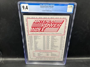 Nintendo Power Index CGC 9.4 WEISSE Seiten RAR - Bild 1 von 2
