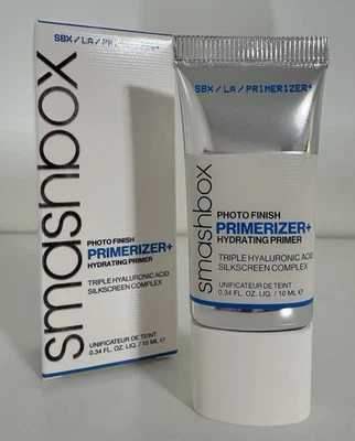 SMASHBOX ФОТО ОТДЕЛКА ПРАЙМЕР + УВЛАЖНЯЮЩИЙ ПРАЙМЕР ~ 0,34 УНЦИЙ / 10 МЛ ~ НОВЫЙ В КОРОБКЕ - Изображение 1 из 2
