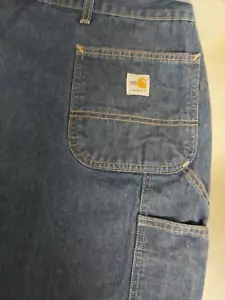 Carhartt Jeans Men's 54x30 FR Flame Resistant JEANS-FRB13-Clean-100% Cotton - Picture 1 of 10