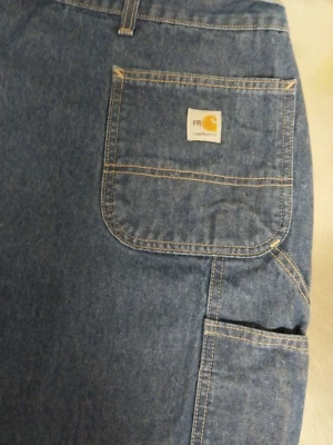 Carhartt Jeans Men's 54x30 FR Flame Resistant JEANS-FRB13-Clean-100% Cotton - Image 1 of 4