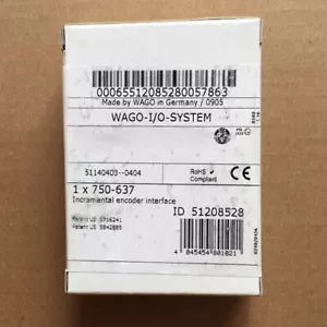 750-637 New WAGO 750637 PLC Module In Box Expedited Shipping - Picture 1 of 3