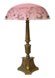 Jugendstil Lampe Messinglampe Berlin Unikat Tischlampe Leuchte - Picture 1 of 10