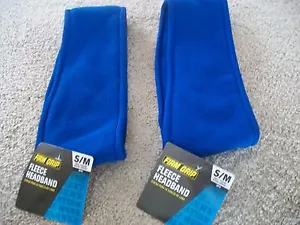 2 Firm Grip Fleece Headbands Blue size S/M *New With Tags* - Picture 1 of 1