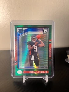 2024 Donruss Optic Rated Rookie Michael Penix Jr. Green Hyper Prizm #279 - Picture 1 of 2