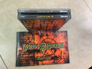 Lands of Lore III PC CD-ROM juego 4 discos y manual de juego, 1999 Westwood completo - Imagen 1 de 7