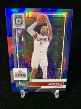2022-23 Panini Donruss Optic John Wall Blue Prizm Holo /49 #114 LA Clippers
