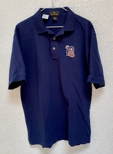 Vintage Detroit Tigers Polo Antigua MLB Baseball Blue Shirt Men’s Size Medium - Picture 1 of 9
