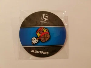 Loot Crate #LOOTPINS 2020 Cartoon Hammer Mallet Enamel Pin NEW FREE Shipping :)  - Picture 1 of 4