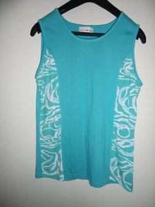 Helena Vera Shirt, Ärmellos, Türkis - Bild 1 von 1