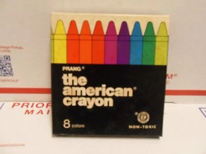 NOS Prang The American Crayon ONE 54-8 Hexagon Set Of 8 Colors Original Box USA - Picture 1 of 11