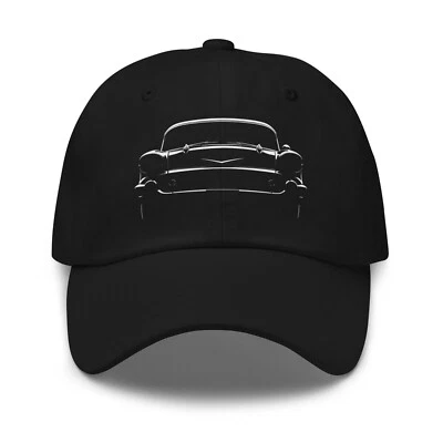 1957 Bel Air Classic Car Dad Hat – Vintage 57 Chevy Cap for Car Lovers - Image 1 of 4