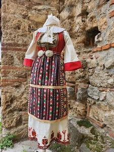Woman's folk costume from Skopska Blatija villages with rare and unique dress - Picture 1 of 10