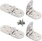 4Pcs 90 Degree Solid Hinge ,Cabinet Door Hinges, Flush Cabinet Hinges, With Scre