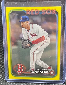 2024 Topps Series 2 YELLOW PARALLEL Vaughn Grissom #467 - Boston Red Sox - Bild 1 von 2