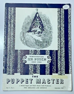1962 The Puppet Master Magazine British Puppet Guild Magazine Punch and Judy  - Picture 1 of 14