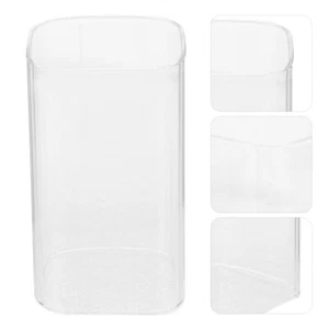 Glass Candle Shade Candleholder Sleeve Cylinders for Candles Clear Covers - Picture 1 of 12
