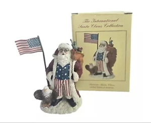 The International Santa Claus Collection Patriotic Santa Claus 2002 with Box - Picture 1 of 1