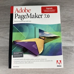 Adobe PageMaker 7.0 Full Upgrade Version for Apple Macintosh with Serial Number - Picture 1 of 7