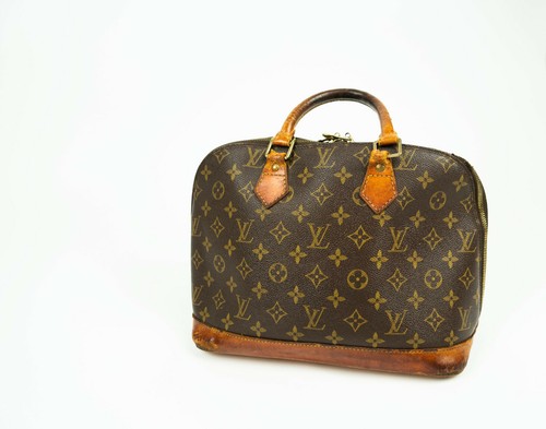 LOUIS VUITTON（LV） Louis Vuitton LV Monogram Alma PM Bowler borsa a mano in pelle marrone