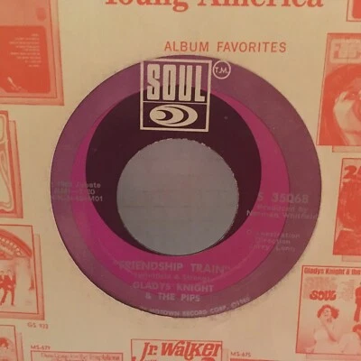 THE  TEMPTATIONS   45  SINGLE , CLOUD  NINE  / FRIENDSHIP  TRAIN - Image 1 of 2