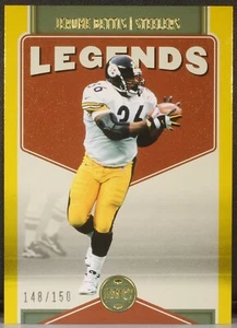 Panini Legacy Football Legends 2022 Jerome Bettis #113 amarillo 148/100 - Imagen 1 de 2