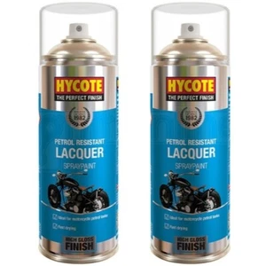 2 x Hycote Petrol Resistant Clear Lacquer Spray Aerosol 400ml - Picture 1 of 1