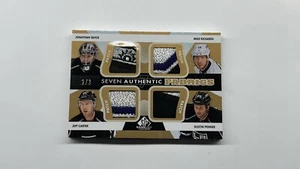 2012-13 UD SP Game Used Seven Fabrics Patches - Quick Richards Carter Doughty /3 - Picture 1 of 5