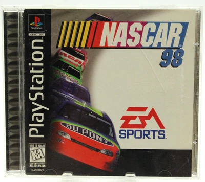 NASCAR 98 (Sony PlayStation 1, 1997), CIB, Tested w/ Reg Card, Insert - Image 1 of 4
