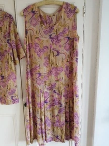 Vintage 1920s? Crepe Gorgette Dress And Jacket - Picture 1 of 11