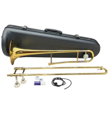 Trombón modelo estudiante Yamaha YSL-200AD Advantage Bb amarillo latón Foto 1 de 4