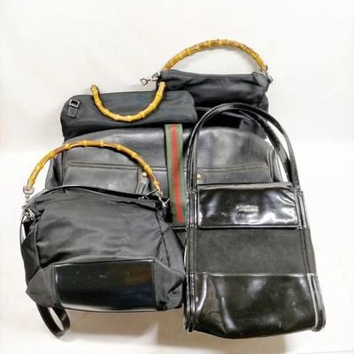 NO TARIFF Gucci Leather Hand Bag Boston Bag 5 piece set 584452 - Image 1 of 4