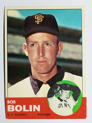 1963 Topps #106 Bobby Bolin (EX) - Image 1 of 2