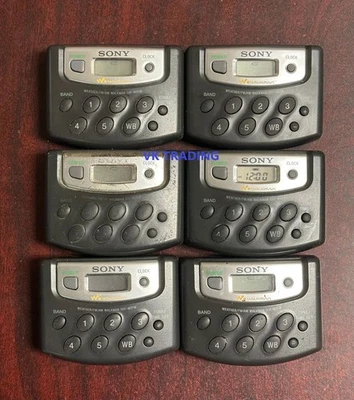 (6 Stück) Sony Original Walkman SRF-M37W tragbares AM/FM Wetter Band Radio ERSATZTEILSPENDER - Bild 1 von 3