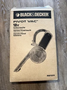 Black & Decker Pivot Vac 18V Cordless Hand Vacuum In Box PHV1810 - Picture 1 of 22