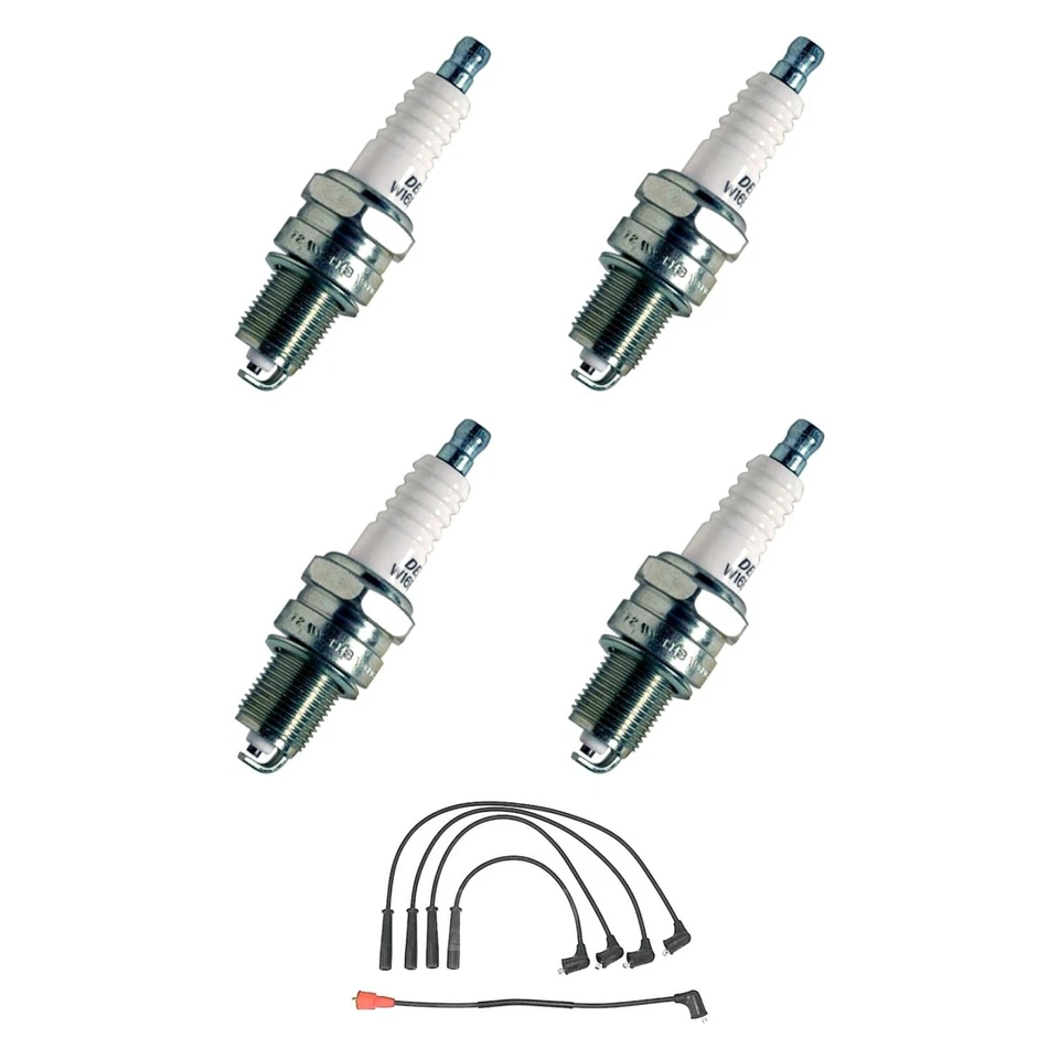 For Mazda B2200 1993 Denso BNDL-1000-10000564 Spark Plug Wire & Spark Plug Kit - Изображение 1 из 2