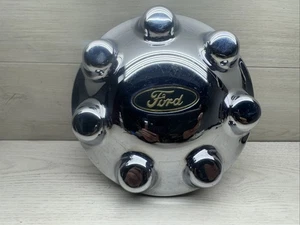 1997 - 2004 Ford F150 F250 7 Lug Chrome OEM Center Cap F75A-1A096-BD 5 - Picture 1 of 3