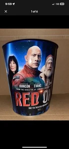 NEW Red One AMC Collectible Popcorn Tin Bucket - Picture 1 of 2