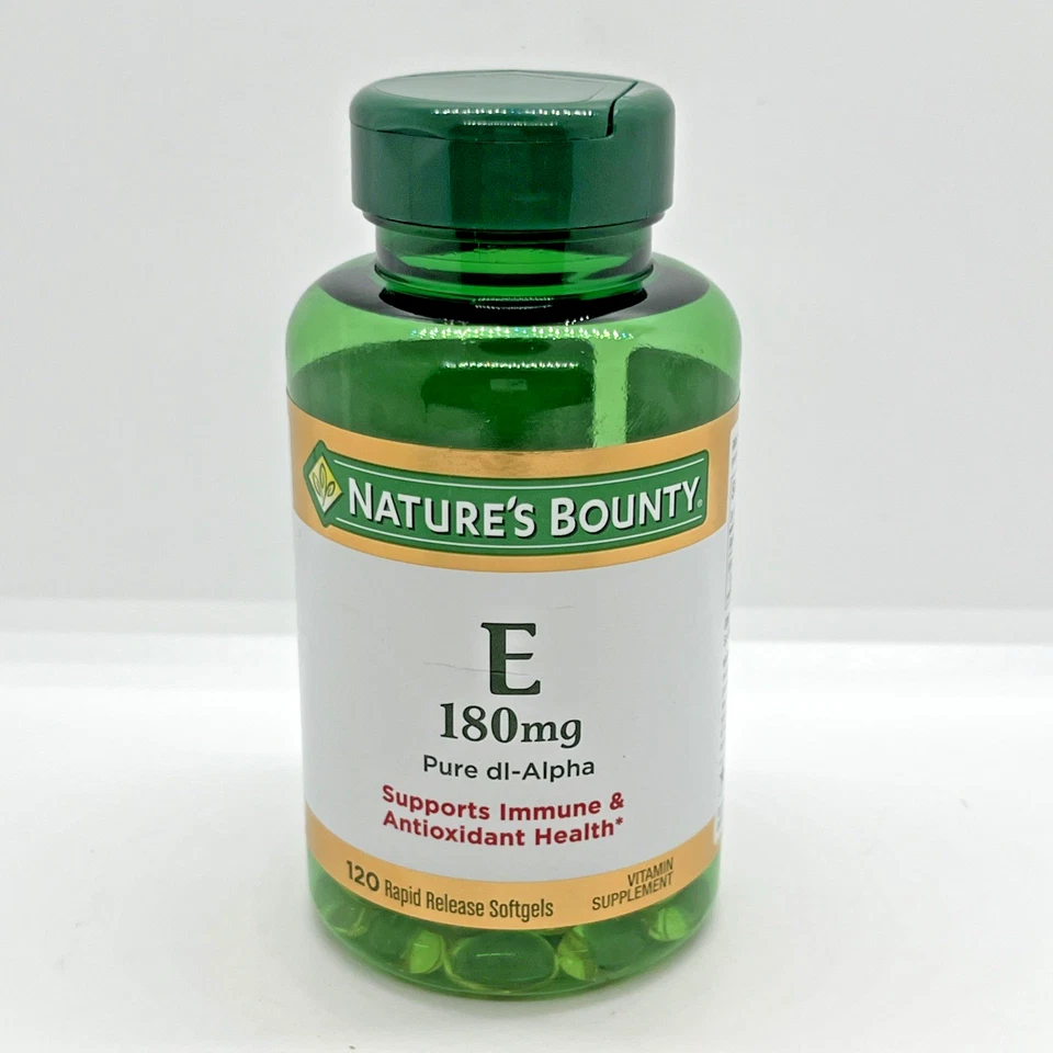 Nature’s Bounty Vitamin E 400 IU 120-ct Softgels – New - Image 1 of 3