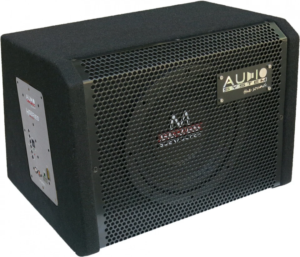 Audio System M08 Active Aktiv Subwoofer 8" 20cm Bassreflex Bass mit Endstufe - Bild 1 von 1