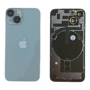 iPhone 14 Light Blue Back Glass Replacement OEM Original Apple Pull Grade AB - Picture 1 of 2