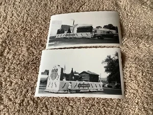 2 VINGAGE EMBLEM OIL COMPANY, WARREN,PA PATRIOTIC PARADE FLOAT PICTURES - Picture 1 of 3