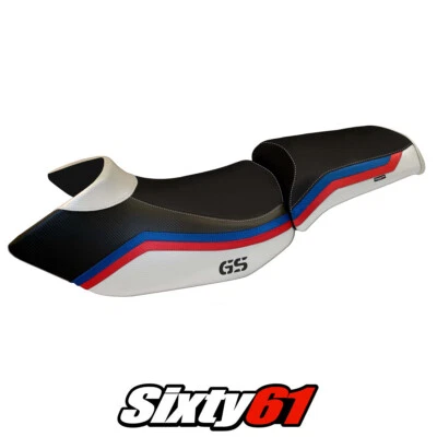 Cubierta de asiento Tappezzeria blanca HP SE BMW R1200GS 2005-2008 2009 2010 2011 2012 Foto 1 de 4