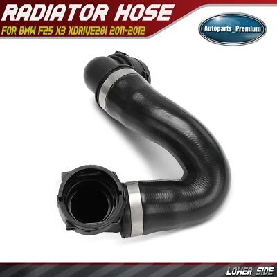 Manguera de refrigerante de radiador lateral inferior para BMW F25 X3 xDrive28i 2011-2012 17127646153 Foto 1 de 4