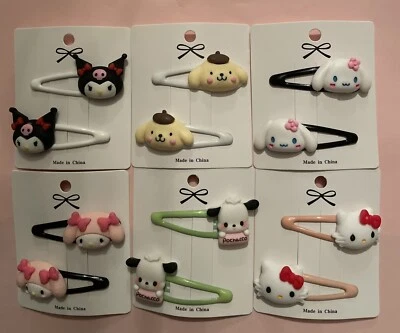 MAXINE’S HAIR ACCESSORIES Sanrio Inspired Hair Clips