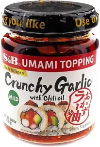 S&B Chili Oil with Crunchy Garlic, 3.88 Fl Ounce - Picture 1 of 8