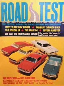 1967 Camaro, Mustang, Firebird, Cougar, Barracuda, Dart, in vintage Road Test - Imagen 1 de 2